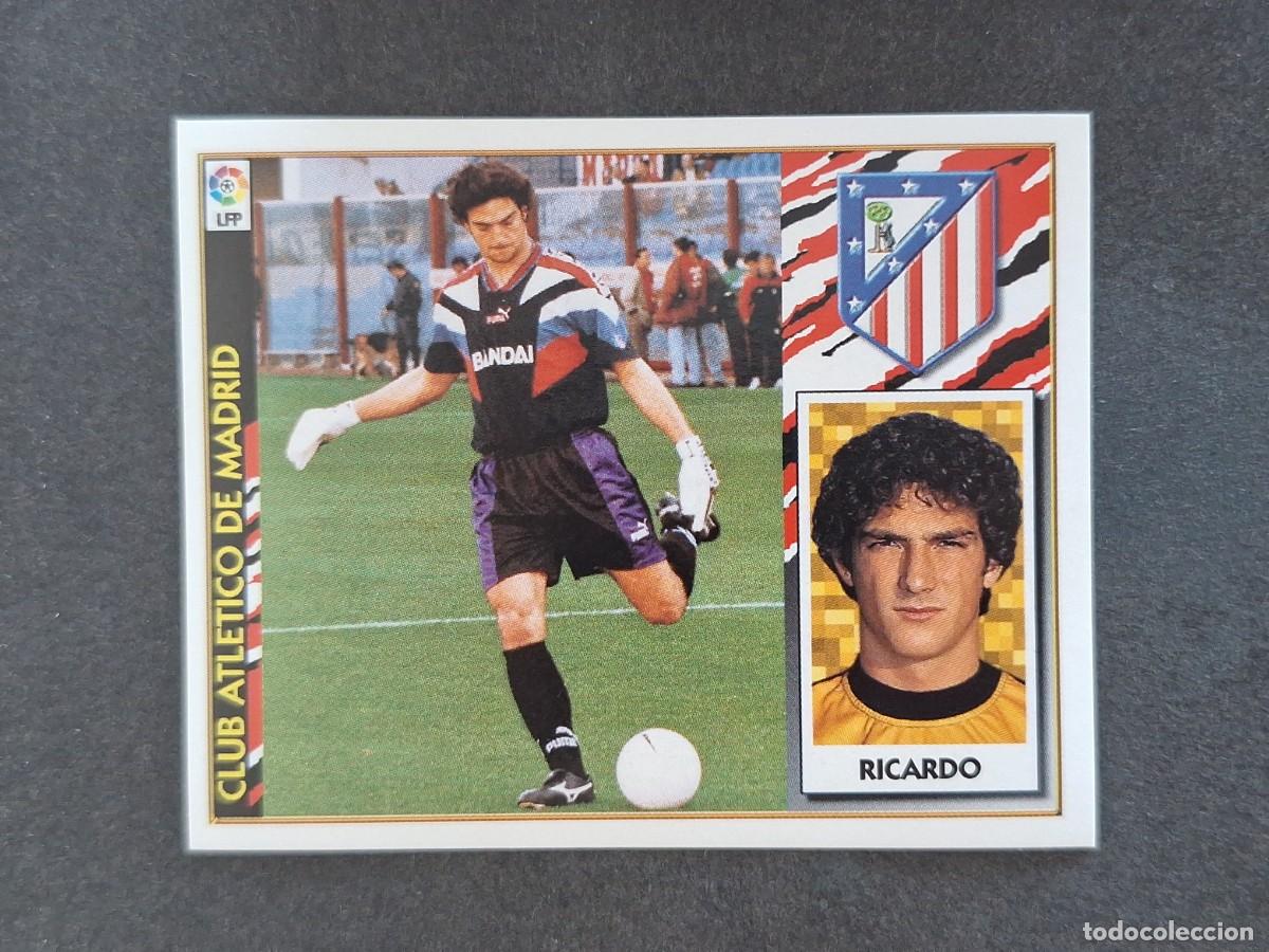Fu&szlig;ball-Sticker: L4 RICARDO ATLETICO DE MADRID LIGA ESTE 1997 1998 97 98 NUNCA PEGADO SIN PEGAR