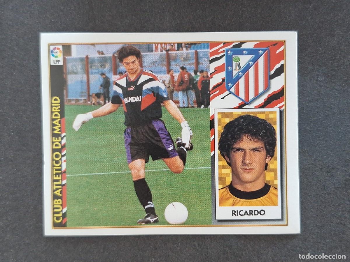 Fu&szlig;ball-Sticker: L4 RICARDO ATLETICO DE MADRID LIGA ESTE 1997 1998 97 98 NUNCA PEGADO SIN PEGAR