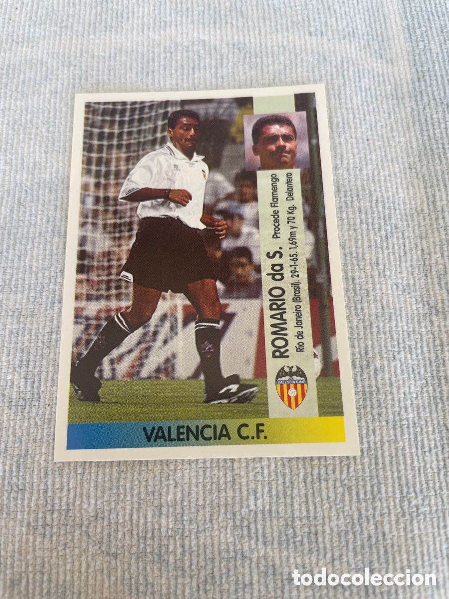 Fu&szlig;ball-Sticker: ROMARIO N&ordm; 403 Valencia C.F. Liga 96 97 Panini