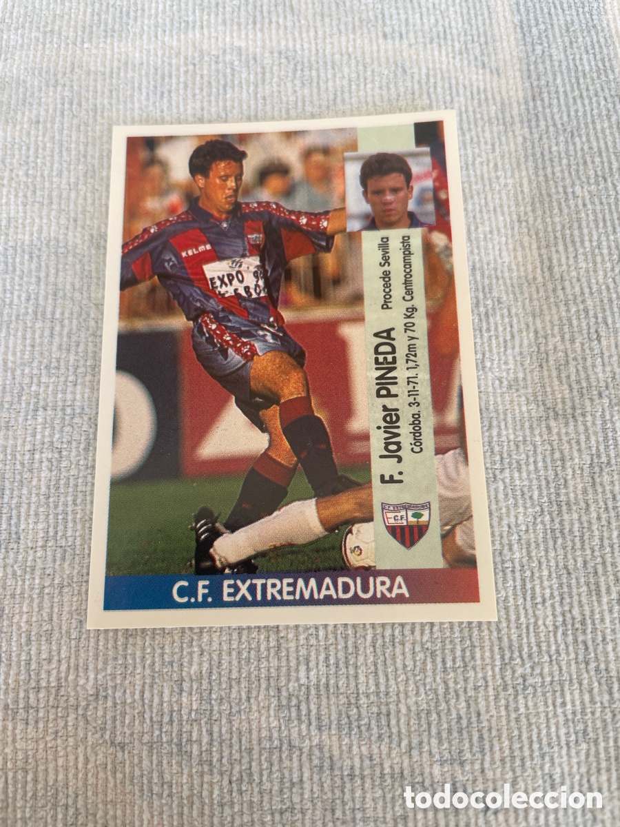 Football Stickers: PINEDA (CF EXTREMADURA) COLOCA 351-B PANINI LIGA 96-97