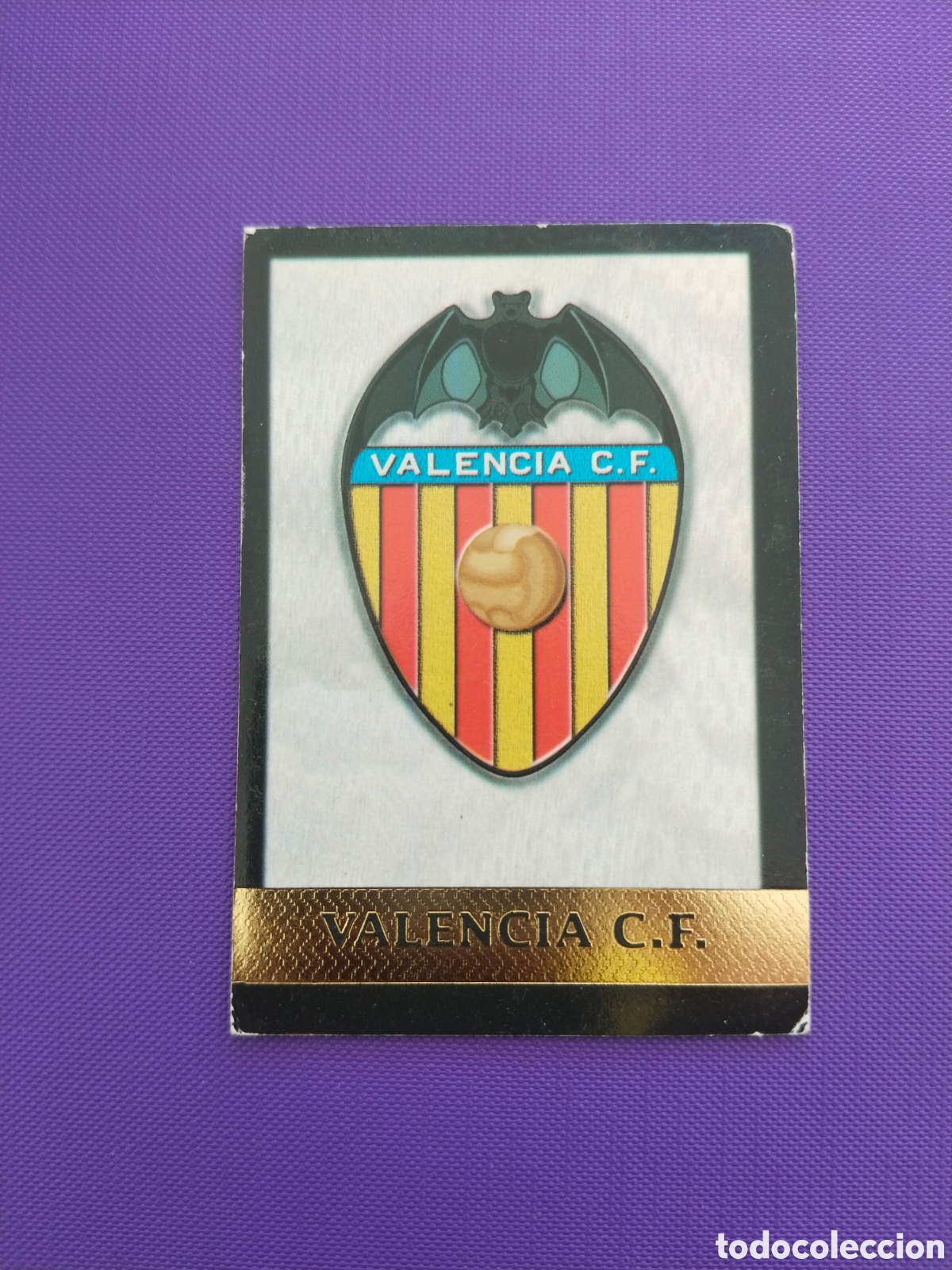 Football Stickers: Escudo Valencia 55 Fichas Liga 2000