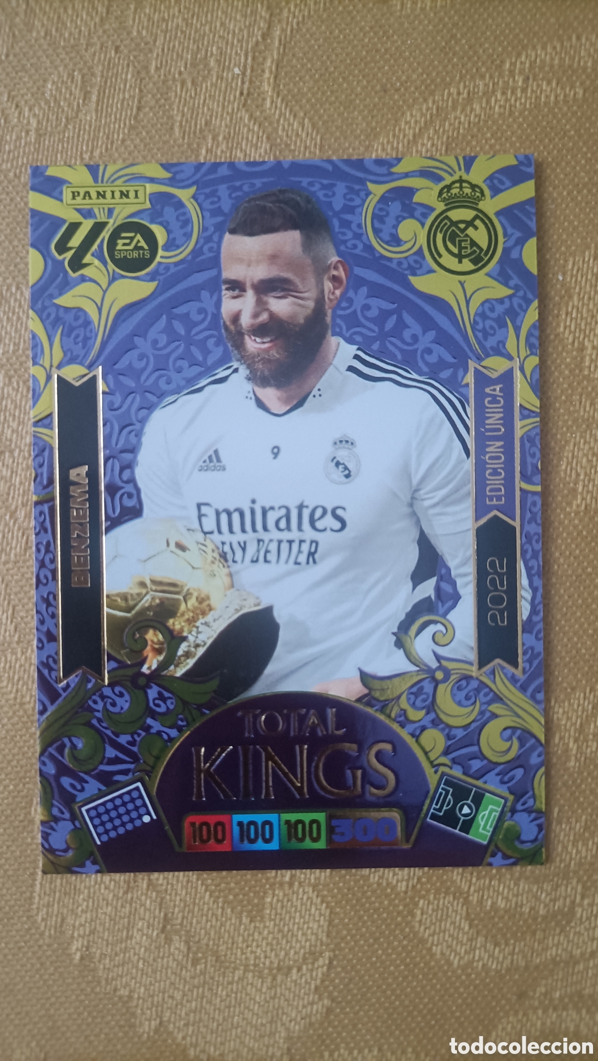 Football Stickers: Benzema Real Madrid Total Kings Adrenalyn 25/26