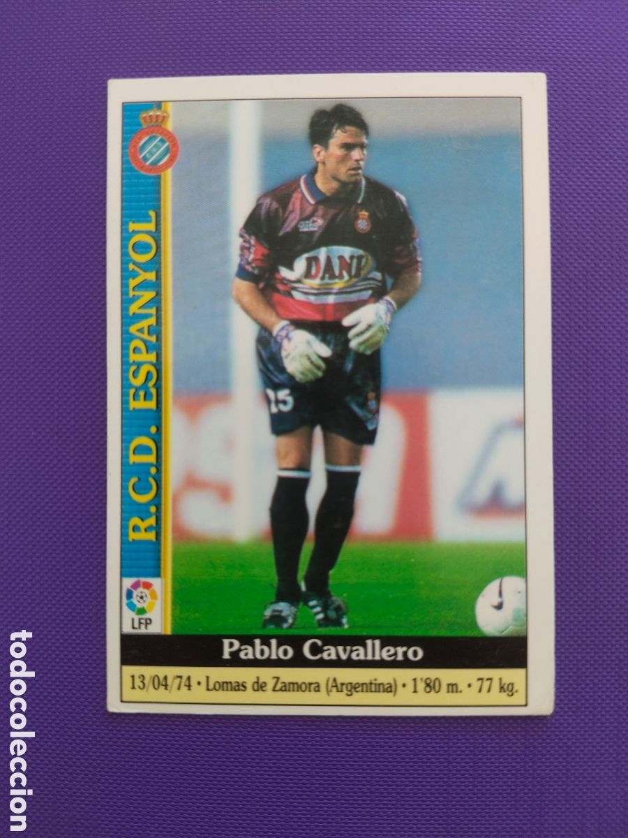 Football Stickers: Cavallero Espanyol 111 Fichas Liga 2000
