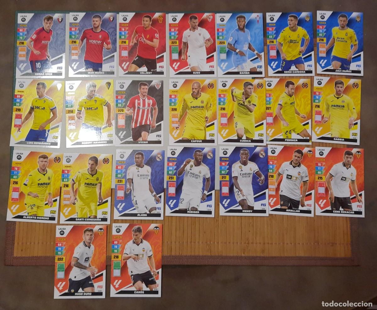 Cromos de f&uacute;tbol: 23 unidades Cromos La Liga 2023-24 Adrenalyn-XL Panini