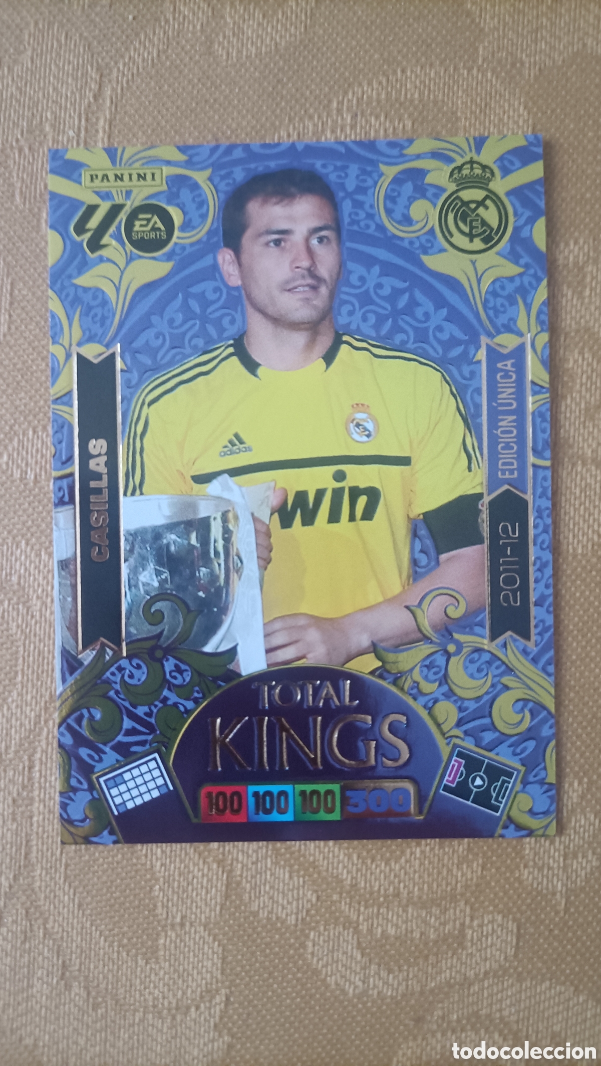 Football Stickers: Casillas Real Madrid Total Kings Adrenalyn 25/26