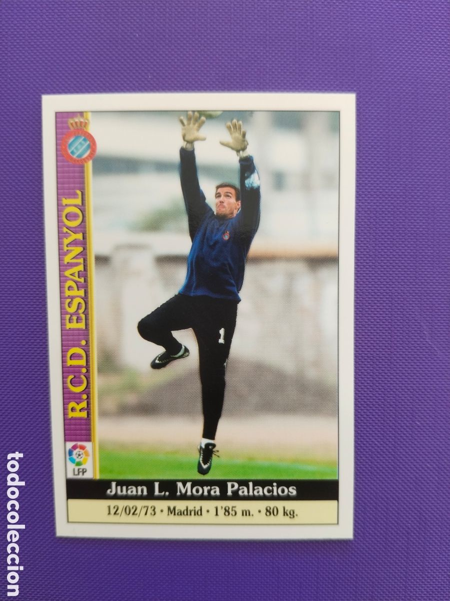 Football Stickers: Mora Espanyol 112 Fichas Liga 2000
