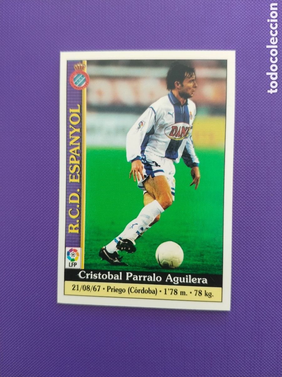 Football Stickers: Crist&oacute;bal Espanyol 113 Fichas Liga 2000