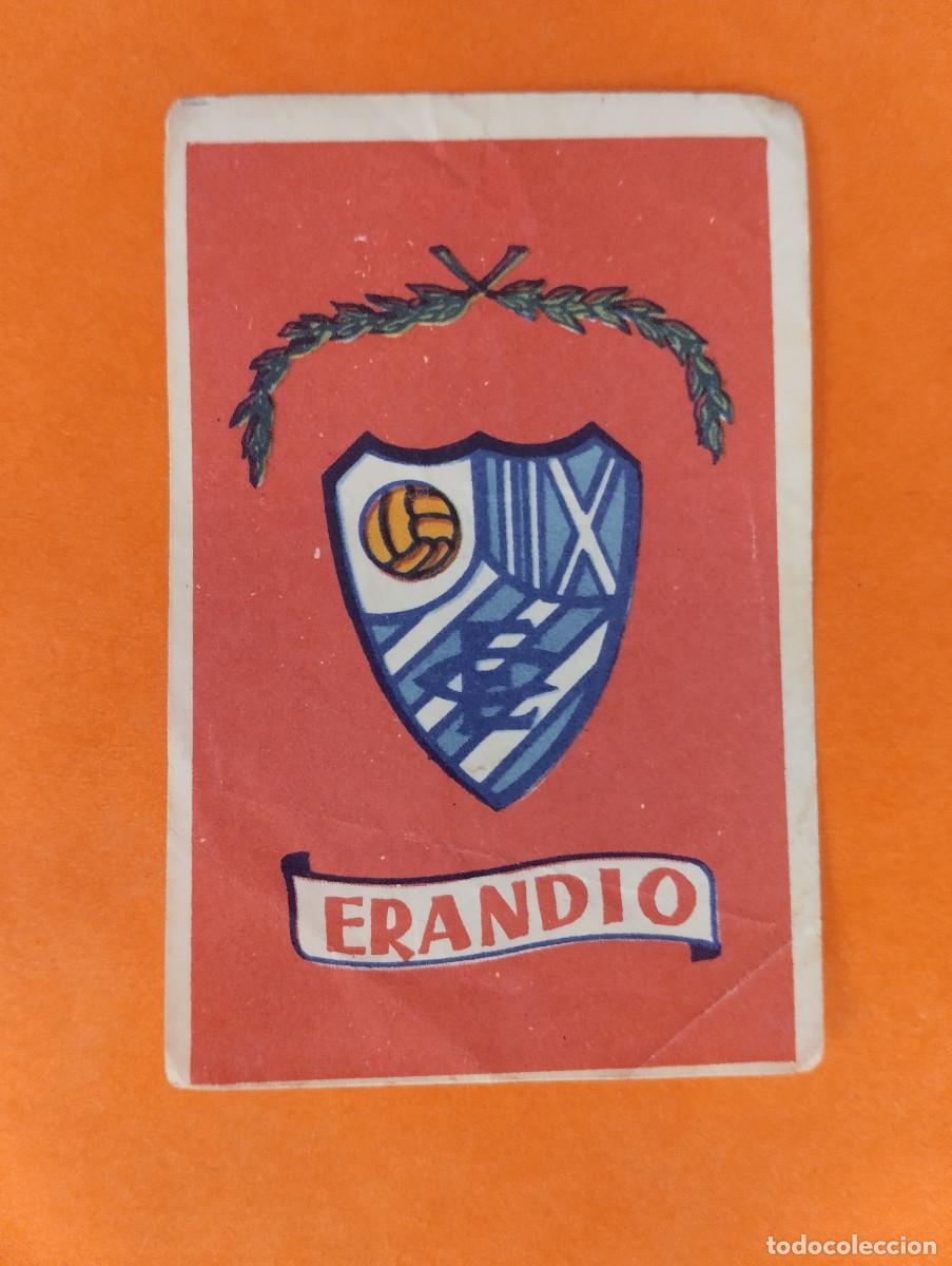 Football Stickers: CROMO ESCUDO ERANDIO. CAMPEONES 1949 BRUGUERA NUNCA PEGADO