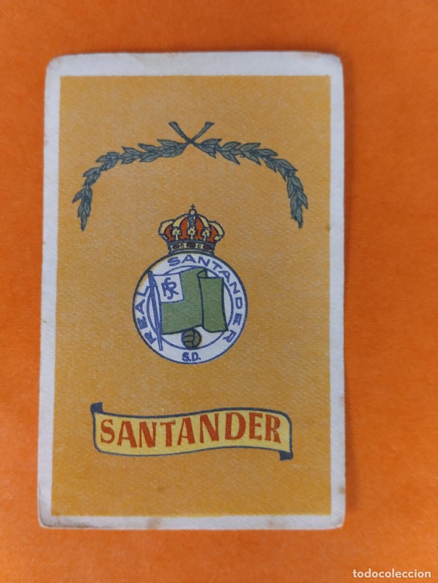 Football Stickers: CROMO ESCUDO SANTANDER. CAMPEONES 1949 BRUGUERA NUNCA PEGADO
