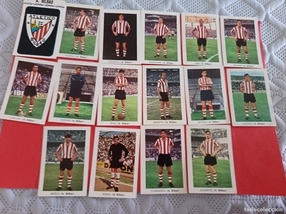 Cromos de f&uacute;tbol: FHER 1970 - 1971 EQUIPO COMPLETO ATLETICO DE BILBAO SIN PEGAR