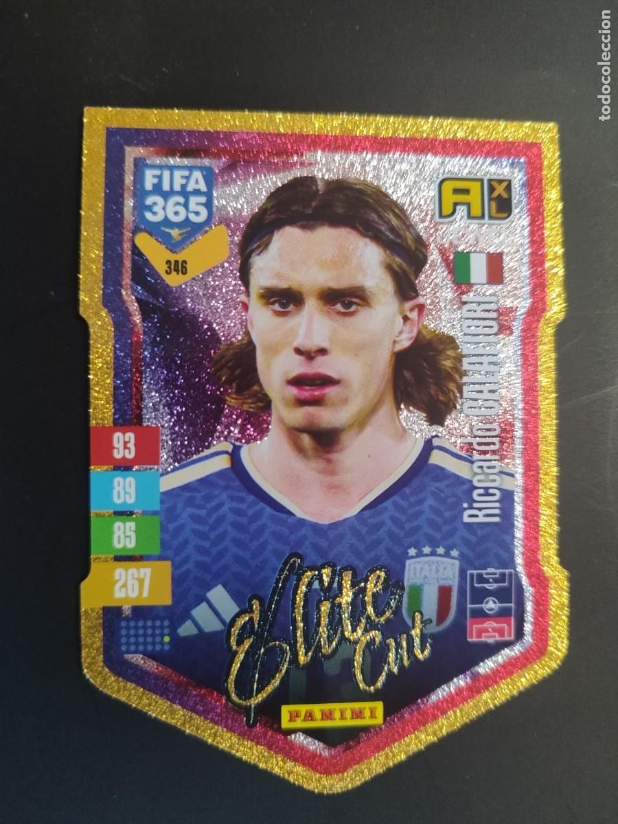 Football Stickers: ADRENALYN XL FIFA 365 2027 CARD ELITE CUT CALAFIORI ITALIA # 346 PANINI