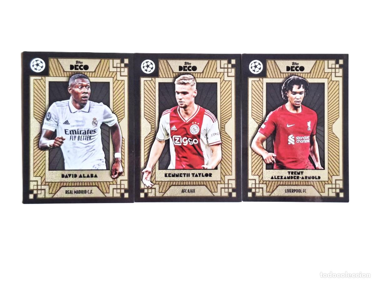 Football Stickers: LOTE 3 CARTAS TOPPS UEFA CHAMPIONS LEAGUE