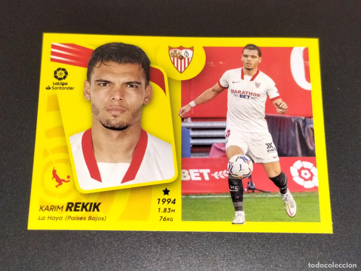 Cromos de Futebol: N&ordm; 10 BIS COLOCA KARIM REKIK SEVILLA CROMOS LALIGA SANTANDER ESTE LIGA FUTBOL 2021 2022 21 22 PANINI