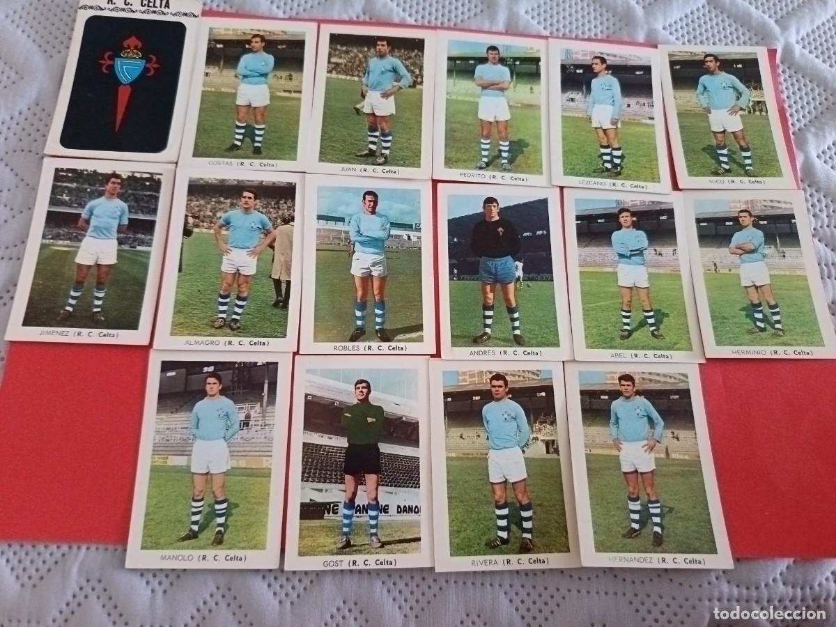 Cromos de f&uacute;tbol: FHER 1970 - 1971 EQUIPO COMPLETO CELTA DE VIGO SIN PEGAR