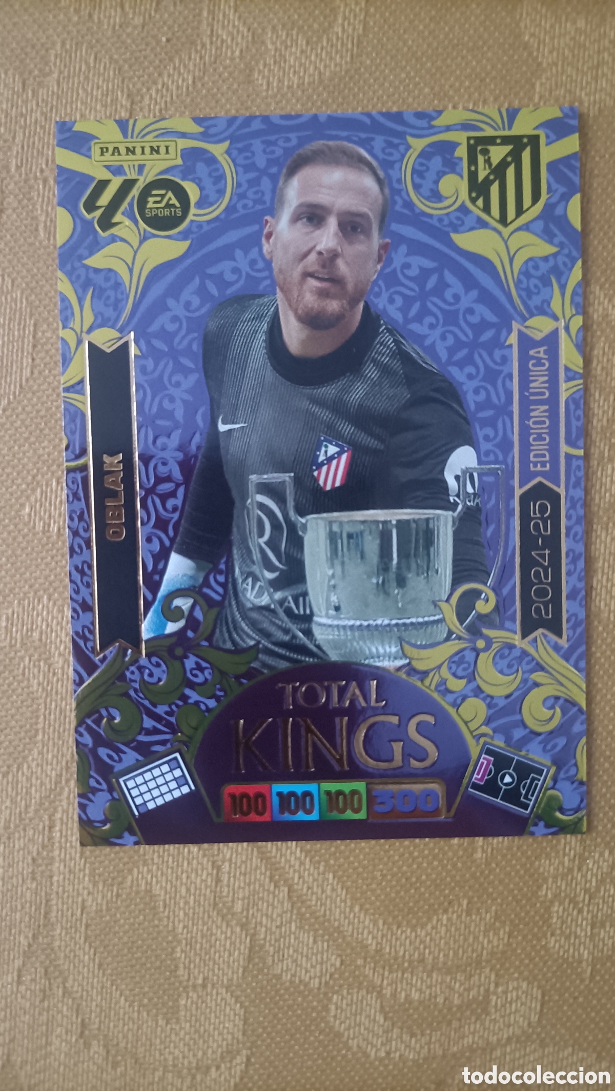 Cromos de Futebol: Oblak Atletico de Madrid Total Kings Adrenalyn 25/26