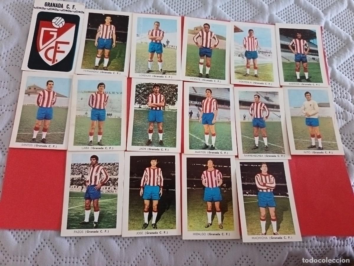 Cartes &agrave; collectionner de Football: FHER 1970 - 1971 EQUIPO COMPLETO GRANADA C.F. SIN PEGAR