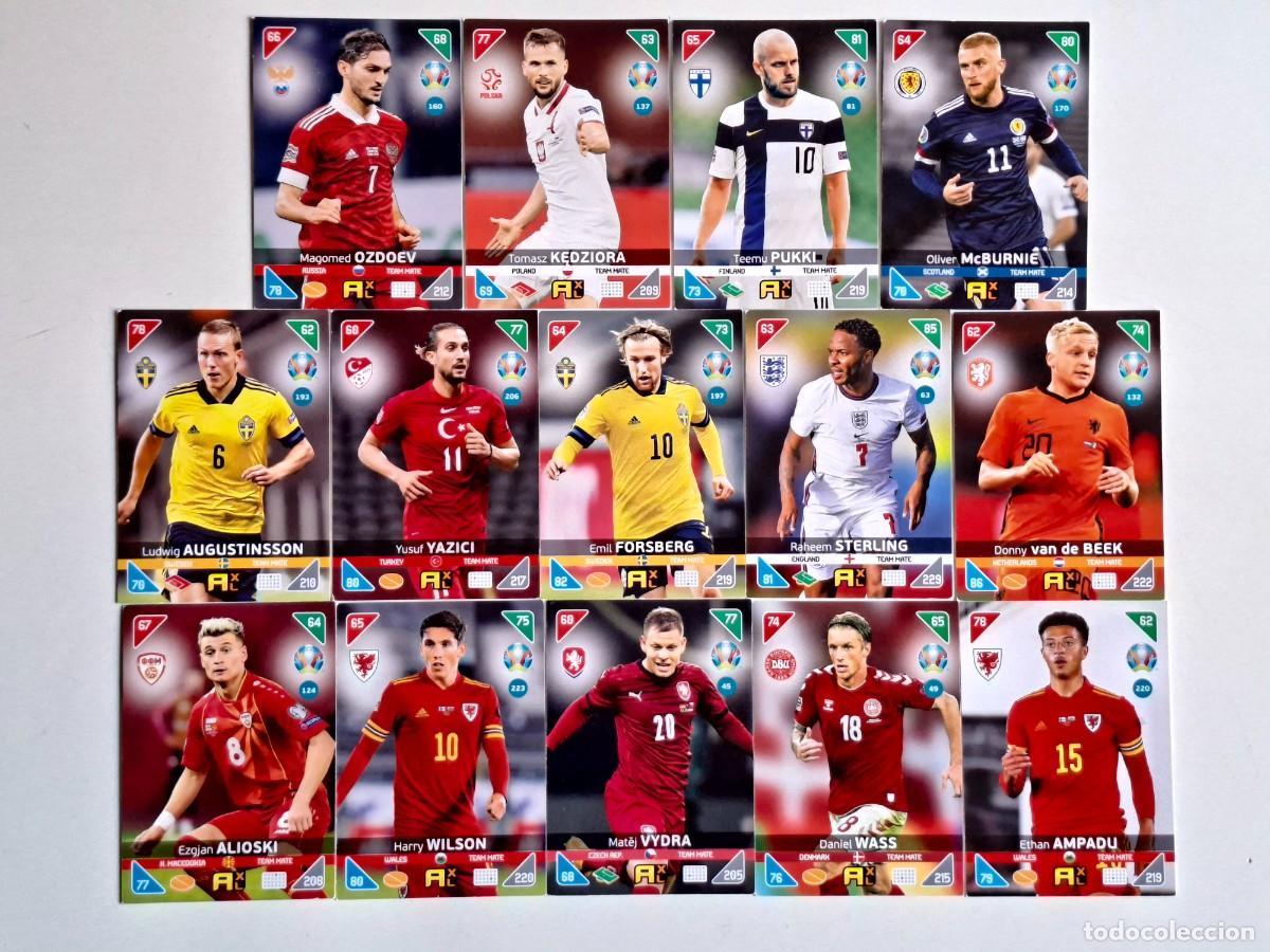 Football Stickers: LOTE 14 CROMOS PANINI ADRENALYN XL UEFA EURO 2020