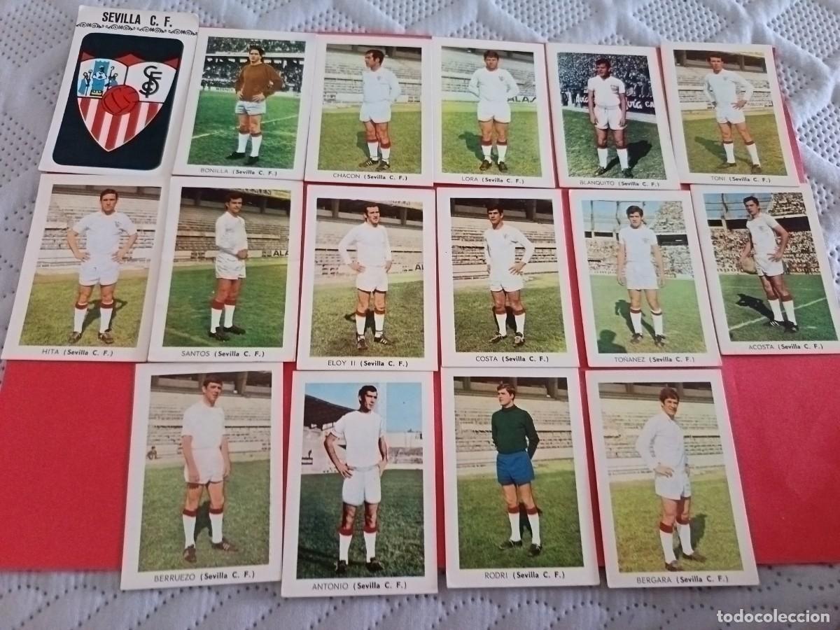 Cartes &agrave; collectionner de Football: FHER 1970 - 1971 EQUIPO COMPLETO SEVILLA C.F. SIN PEGAR