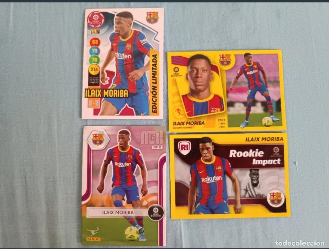 Football Stickers: Lote de cromos Ilaix Moriba fc Barcelona