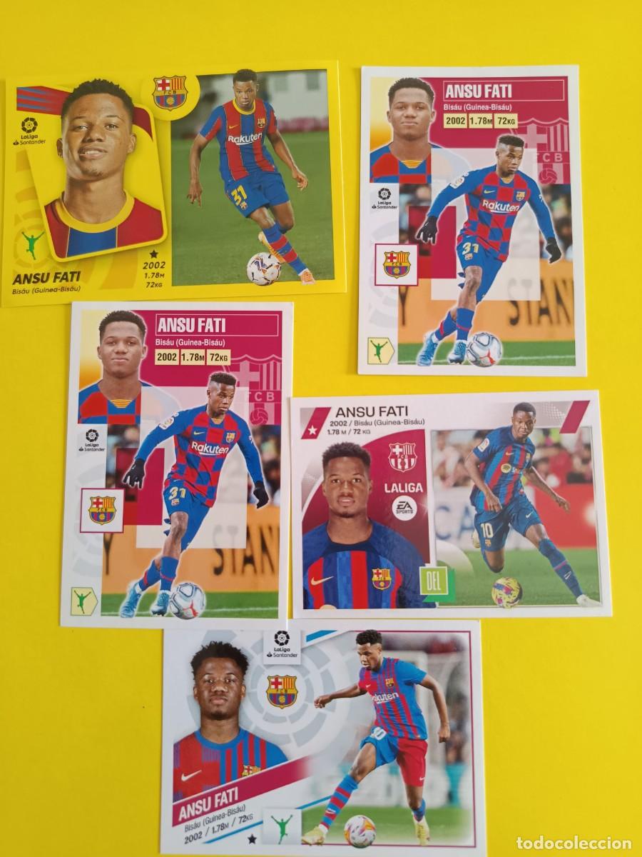 Football Stickers: Lote de cromos Ansu Fati FC Barcelona