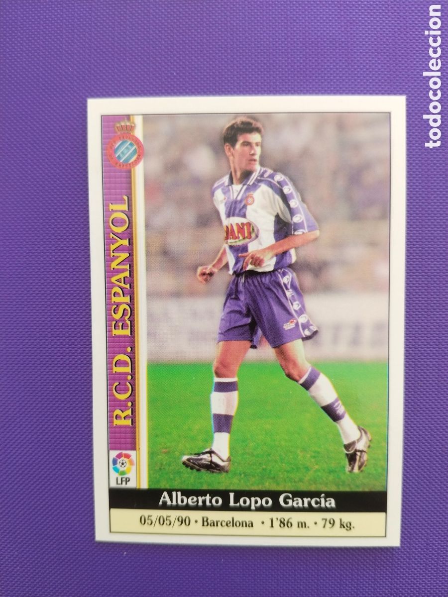 Cartes &agrave; collectionner de Football: Lopo Espanyol 116 ALTA Fichas Liga 2000