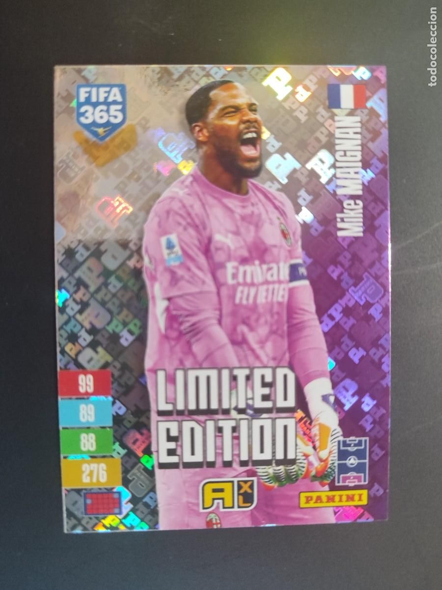 Football Stickers: ADRENALYN XL FIFA 365 2027 CARD LIMITED EDITION MORADO MAIGNAN AC MILAN # PANINI