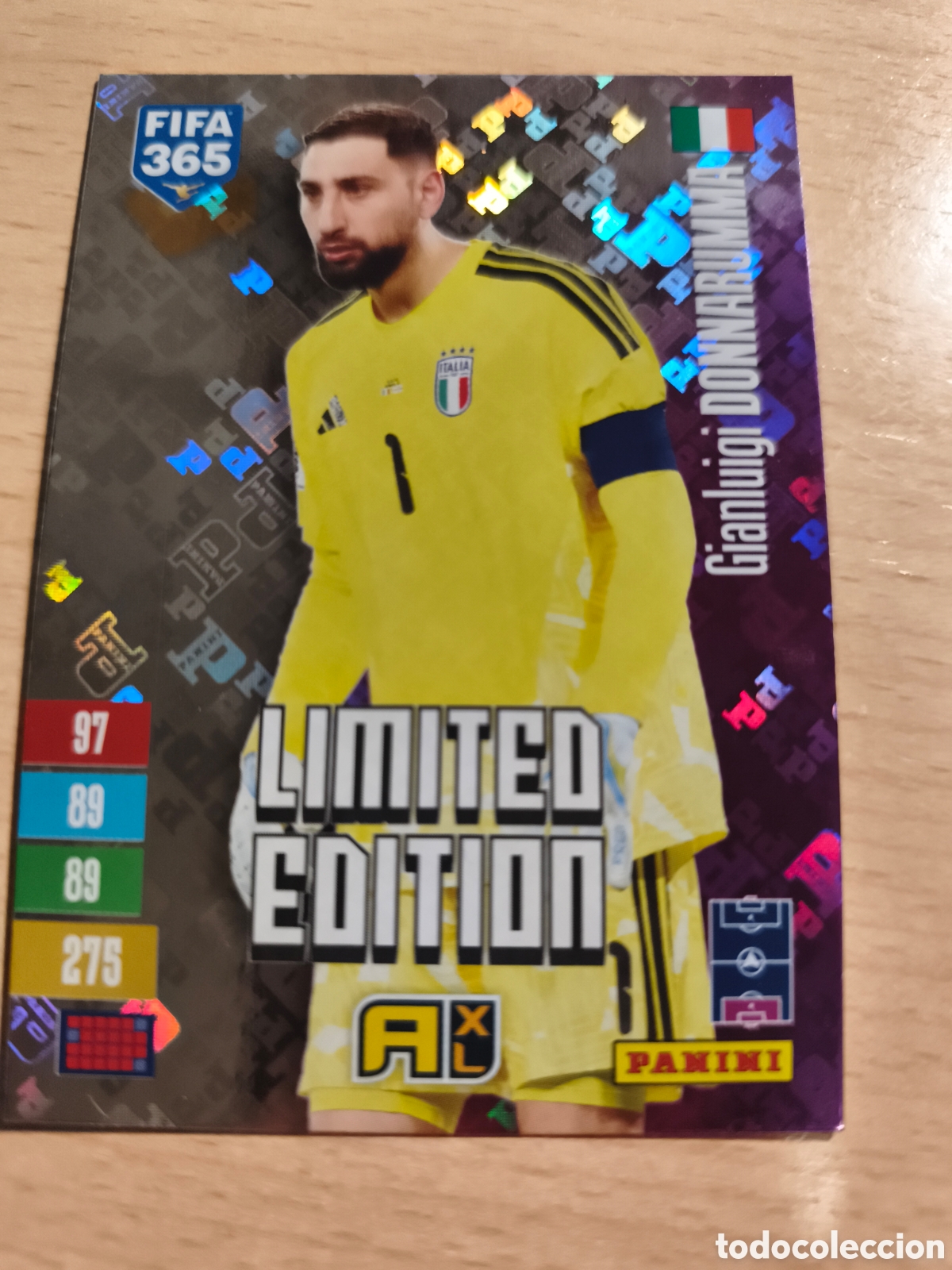 Fu&szlig;ball-Sticker: GIANLUIGI DONNARUMMA ITALIA ITALY LIMITED EDITION FIFA 365 2026 2027 PANINI 26 27