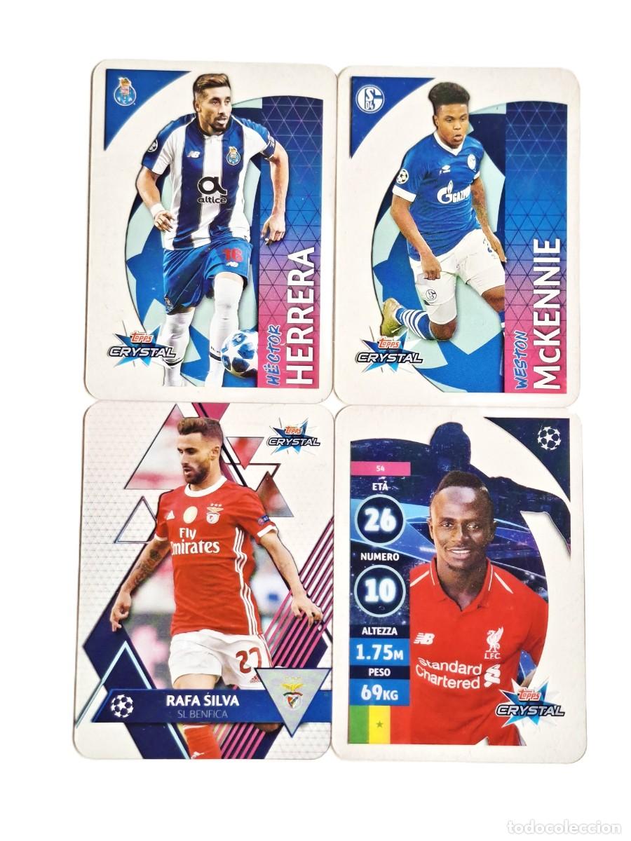 Football Stickers: LOTE 4 CROMOS TOPPS MATCH ATTAX 18/19 EDICION ESPECIAL CRYSTAL - SADIO MANE