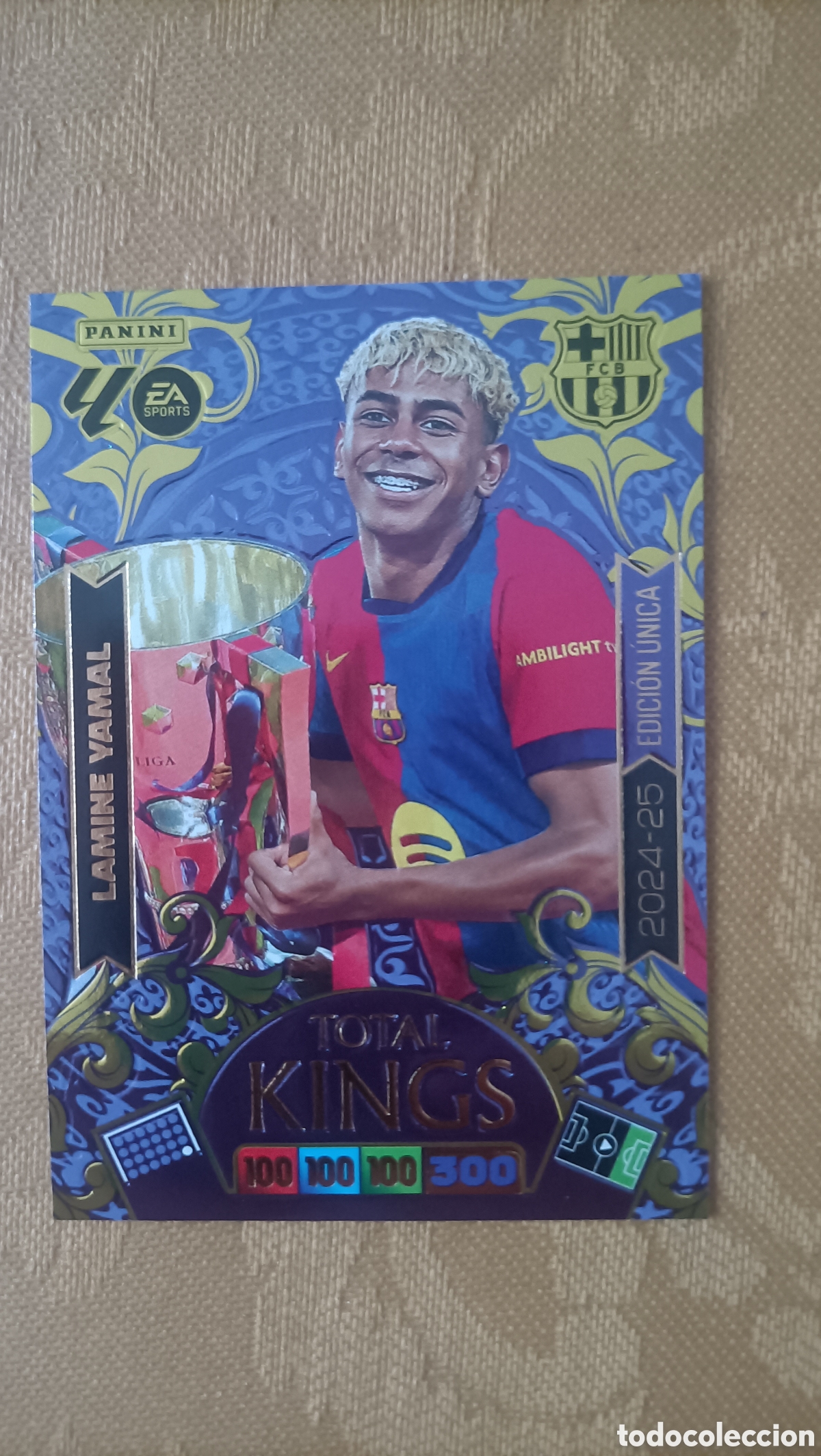 Cartes &agrave; collectionner de Football: Lamine Yamal FC Barcelona Total Kings Adrenalyn 25/26