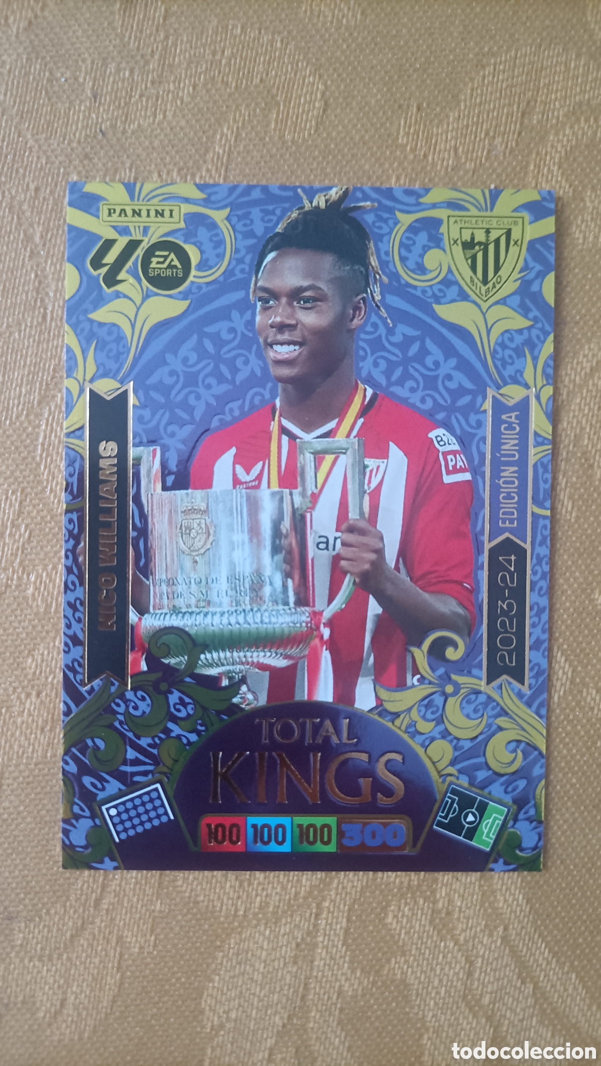 Cartes &agrave; collectionner de Football: Nico Williams Athletic de Bilbao Total Kings Adrenalyn 25/26