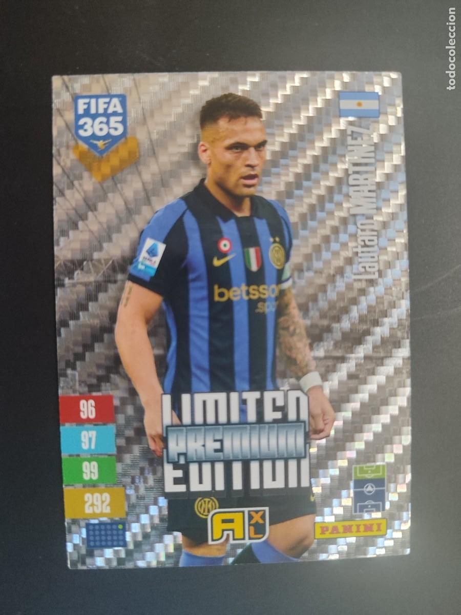 Fu&szlig;ball-Sticker: ADRENALYN XL FIFA 365 2027 CARD LIMITED EDITION PREMIUM LAUTARO MARTINEZ INTER # PANINI