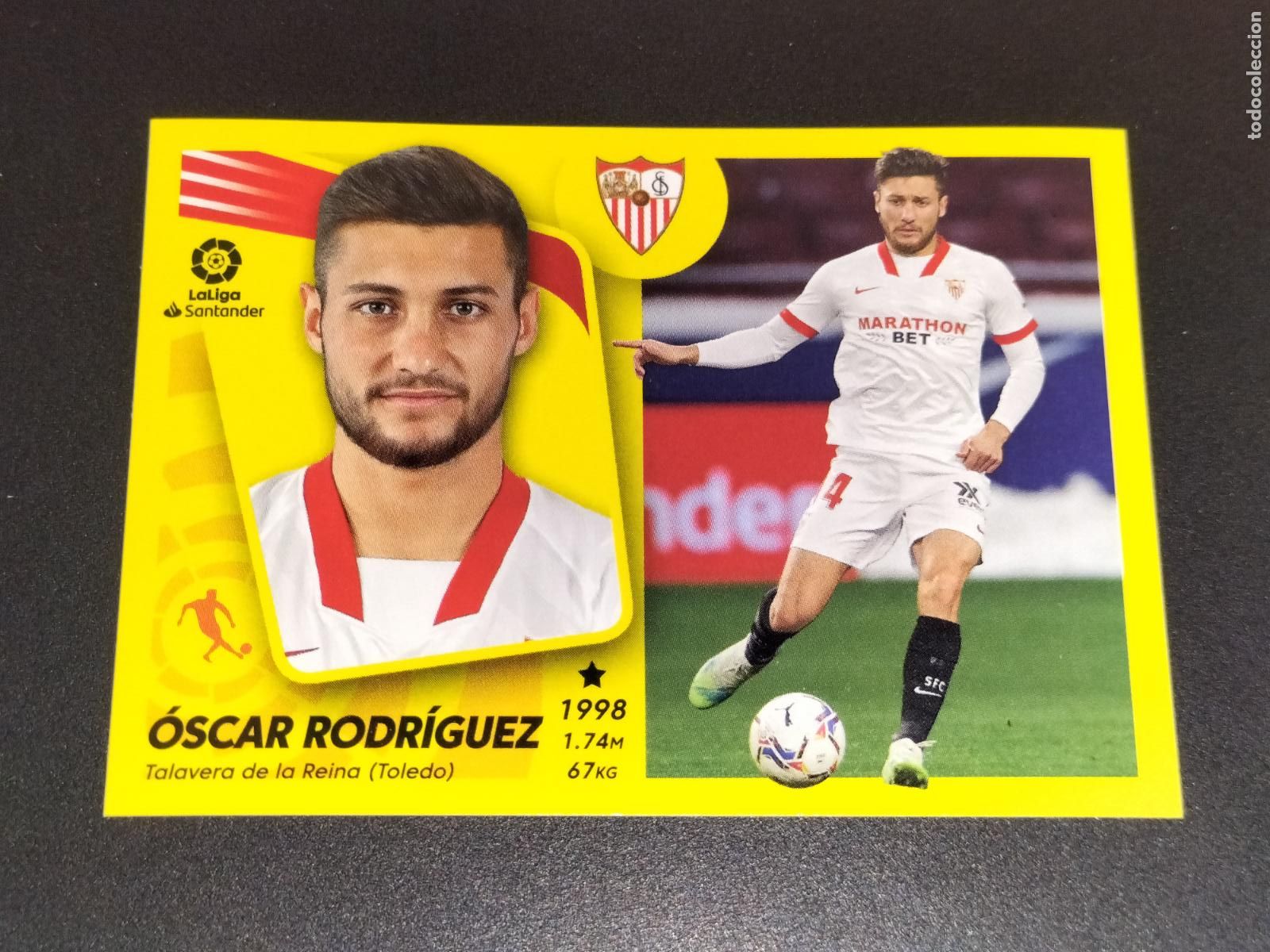 Football Stickers: N&ordm; 16 B OSCAR RODRIGUEZ SEVILLA CROMOS LALIGA SANTANDER ESTE LIGA FUTBOL 2021 2022 21 22 PANINI
