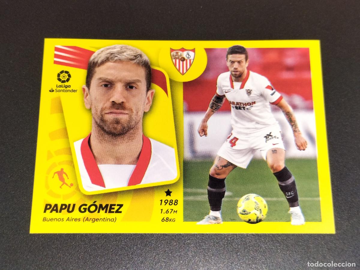 Football Stickers: N&ordm; 17 PAPU GOMEZ SEVILLA CROMOS LALIGA SANTANDER ESTE LIGA FUTBOL 2021 2022 21 22 PANINI