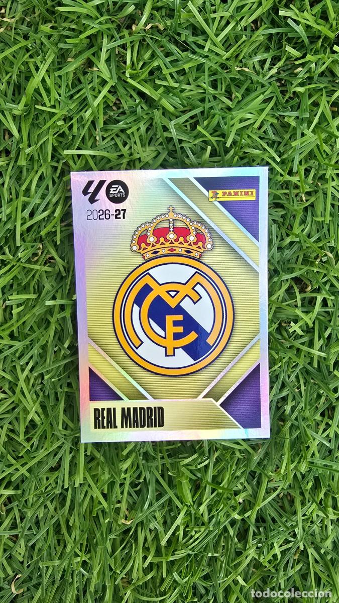Football Stickers: ESCUDO 1 REAL MADRID LIGA ESTE 2026 2027 26 27 PANINI