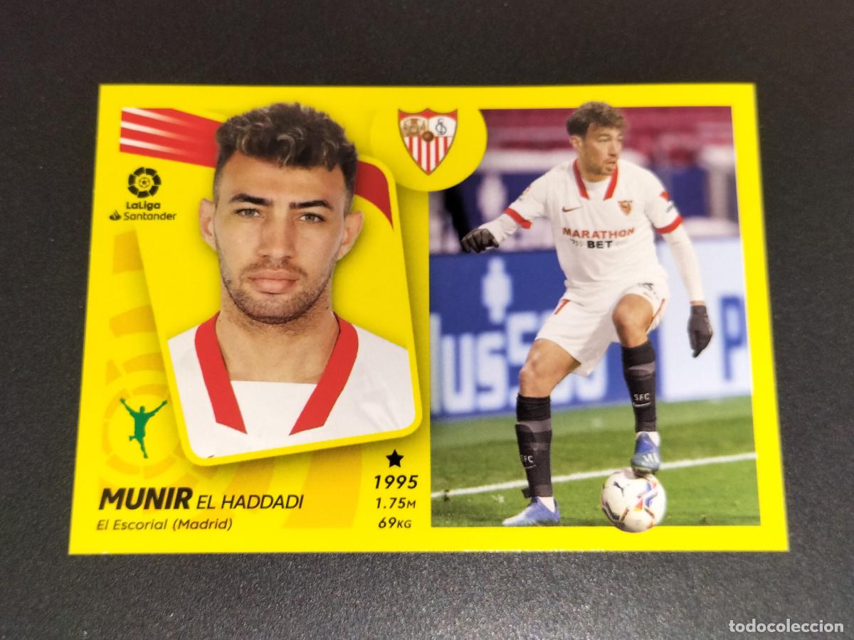 Football Stickers: N&ordm; 19 B MUNIR EL HADDADI SEVILLA CROMOS LALIGA SANTANDER ESTE LIGA FUTBOL 2021 2022 21 22 PANINI