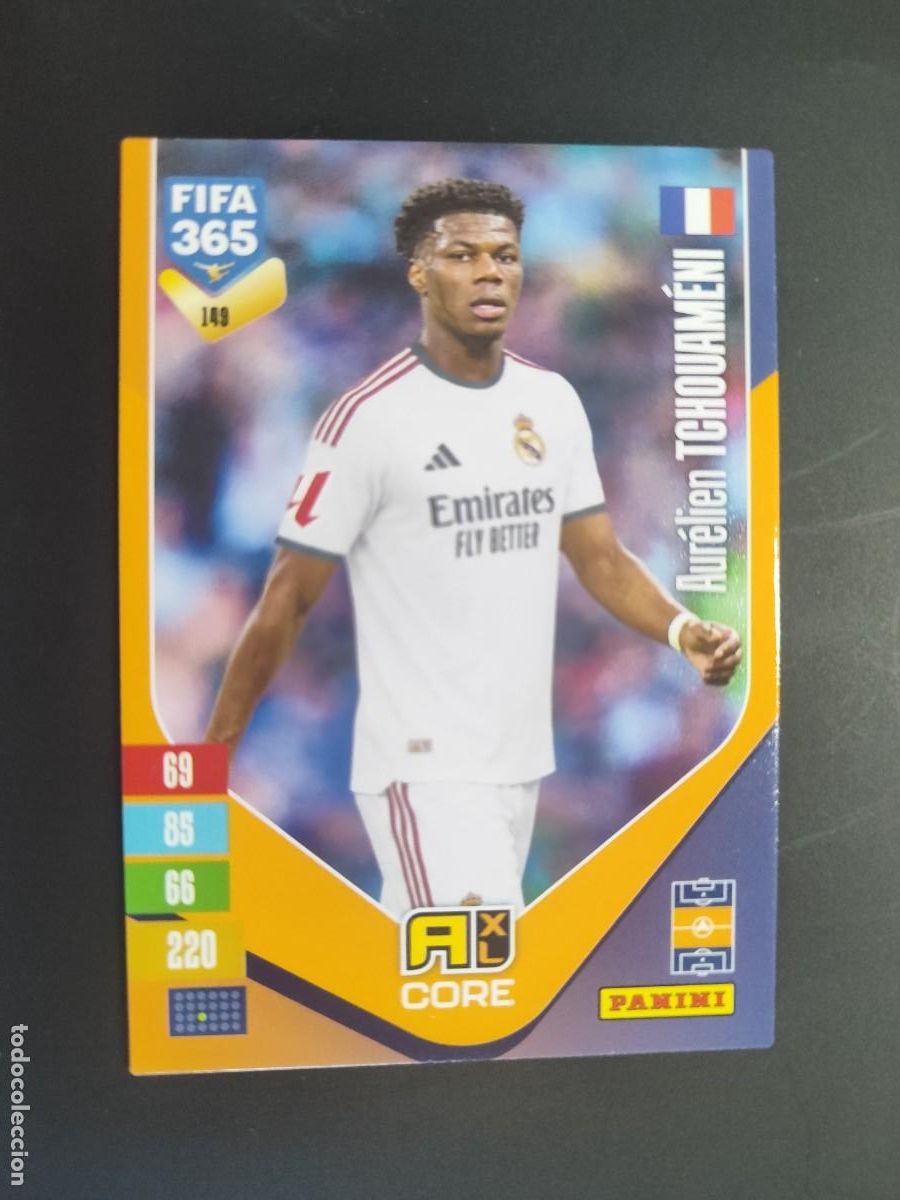 Figurine di Calcio: ADRENALYN XL FIFA 365 2027 CARD CORE TCHOUAMENI REAL MADRID # PANINI