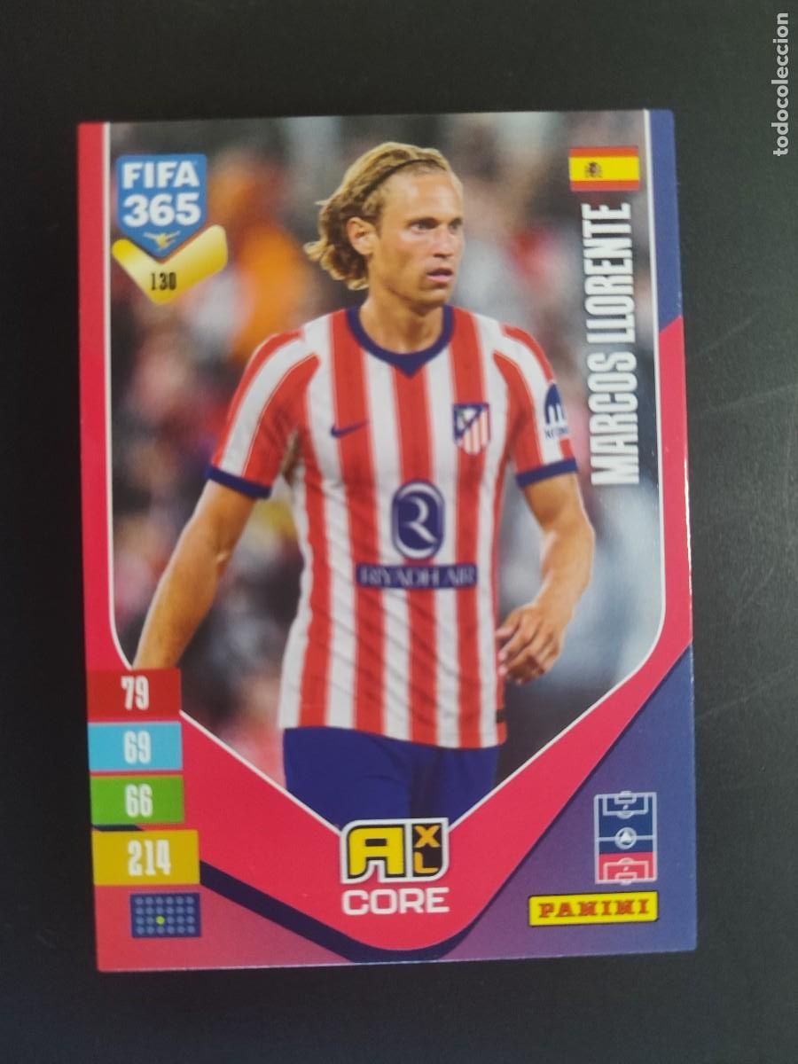 Fu&szlig;ball-Sticker: ADRENALYN XL FIFA 365 2027 CARD CORE MARCOSLLORENTE AT MADRID # 130 PANINI