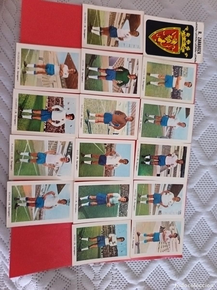 Cartes &agrave; collectionner de Football: FHER 1970 - 1971 EQUIPO COMPLETO REAL ZARAGOZA SIN PEGAR