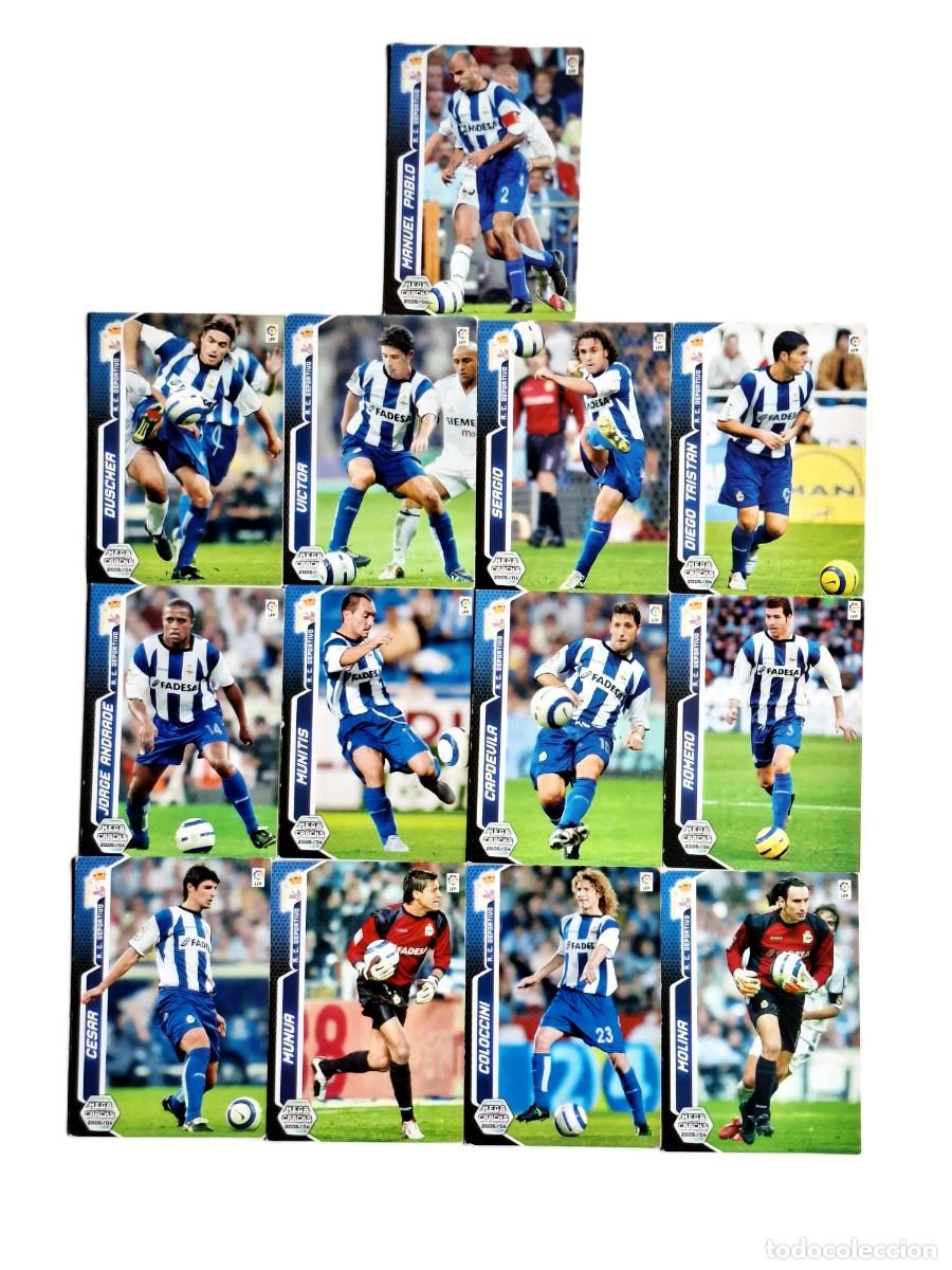 Fu&szlig;ball-Sticker: LOTE 13 CROMOS RETRO MEGACRACKS LA LIGA
