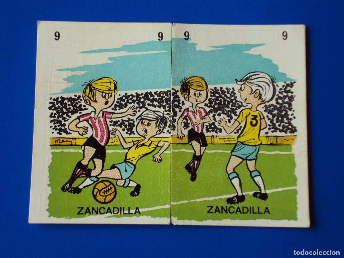 Fu&szlig;ball-Sticker: CARTAS N&ordm; 9 ZANCADILLA JUEGO DE FUTBOL TOSTADERO JEM
