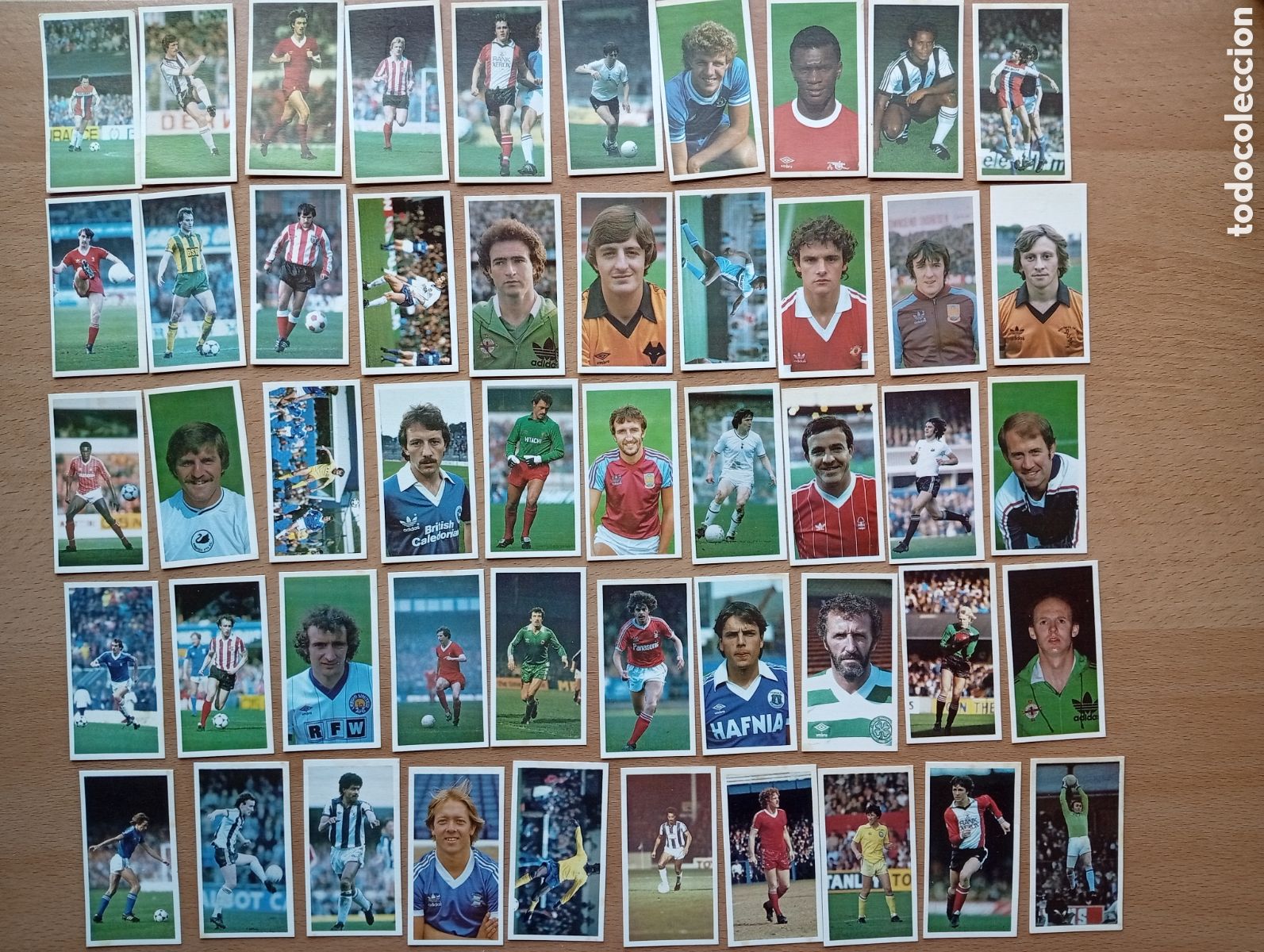 Fu&szlig;ball-Sticker: Serie completa FOOTBALL - SERIES OF 50 - 1982/83 Futbol britanico