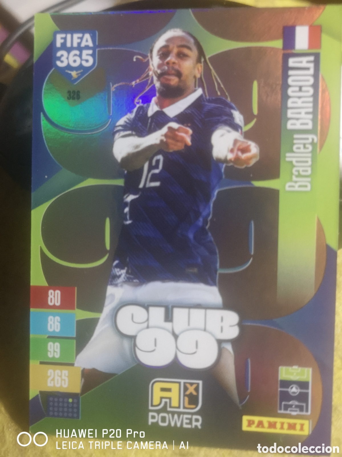 Cartes &agrave; collectionner de Football: ADRENALYN 2027 FIFA 365 CLUB 99 BARCOLA 326 - FRANCIA