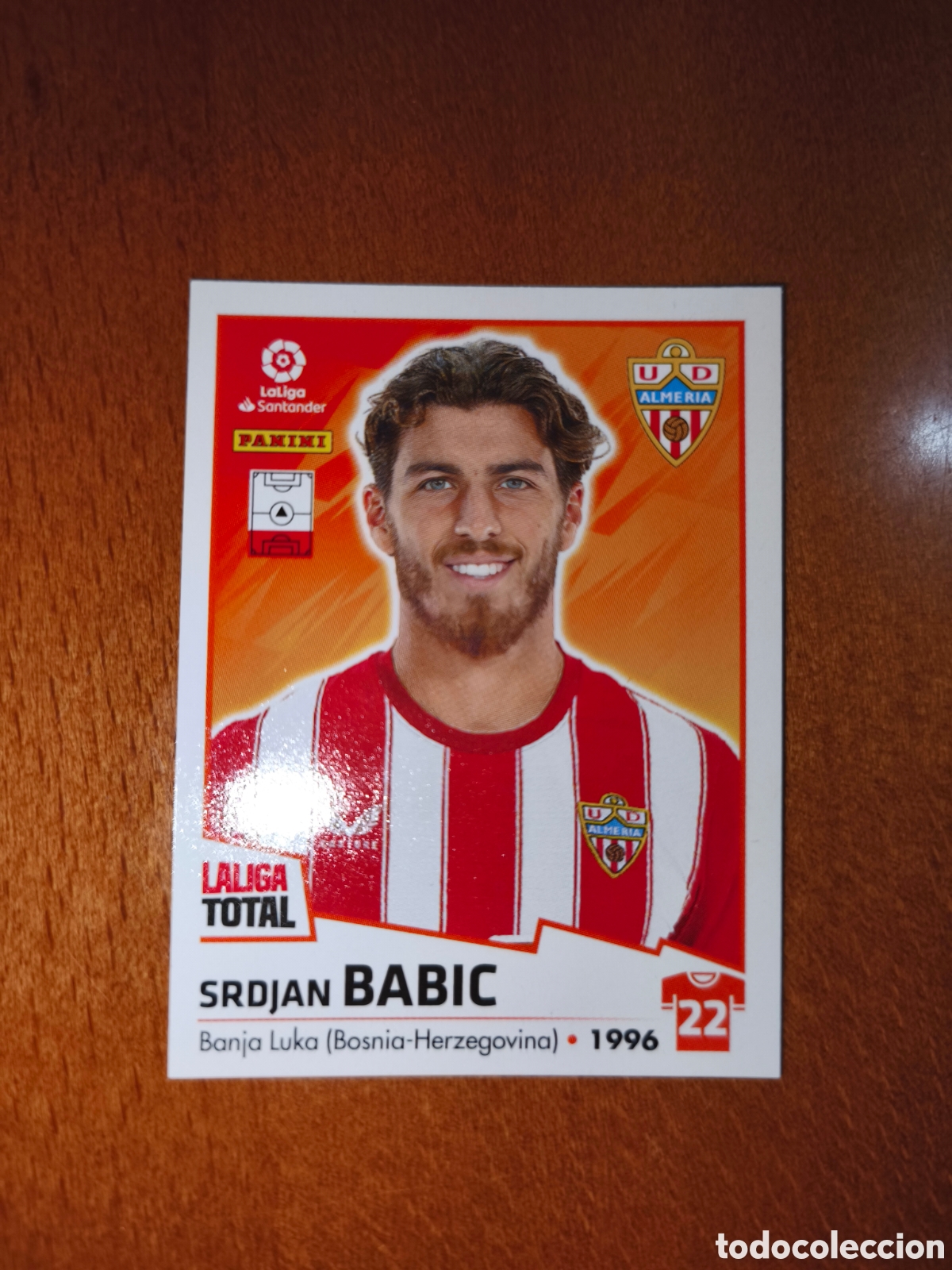 Cartes &agrave; collectionner de Football: Babic n&deg;7 laliga total 22/23 Almer&iacute;a
