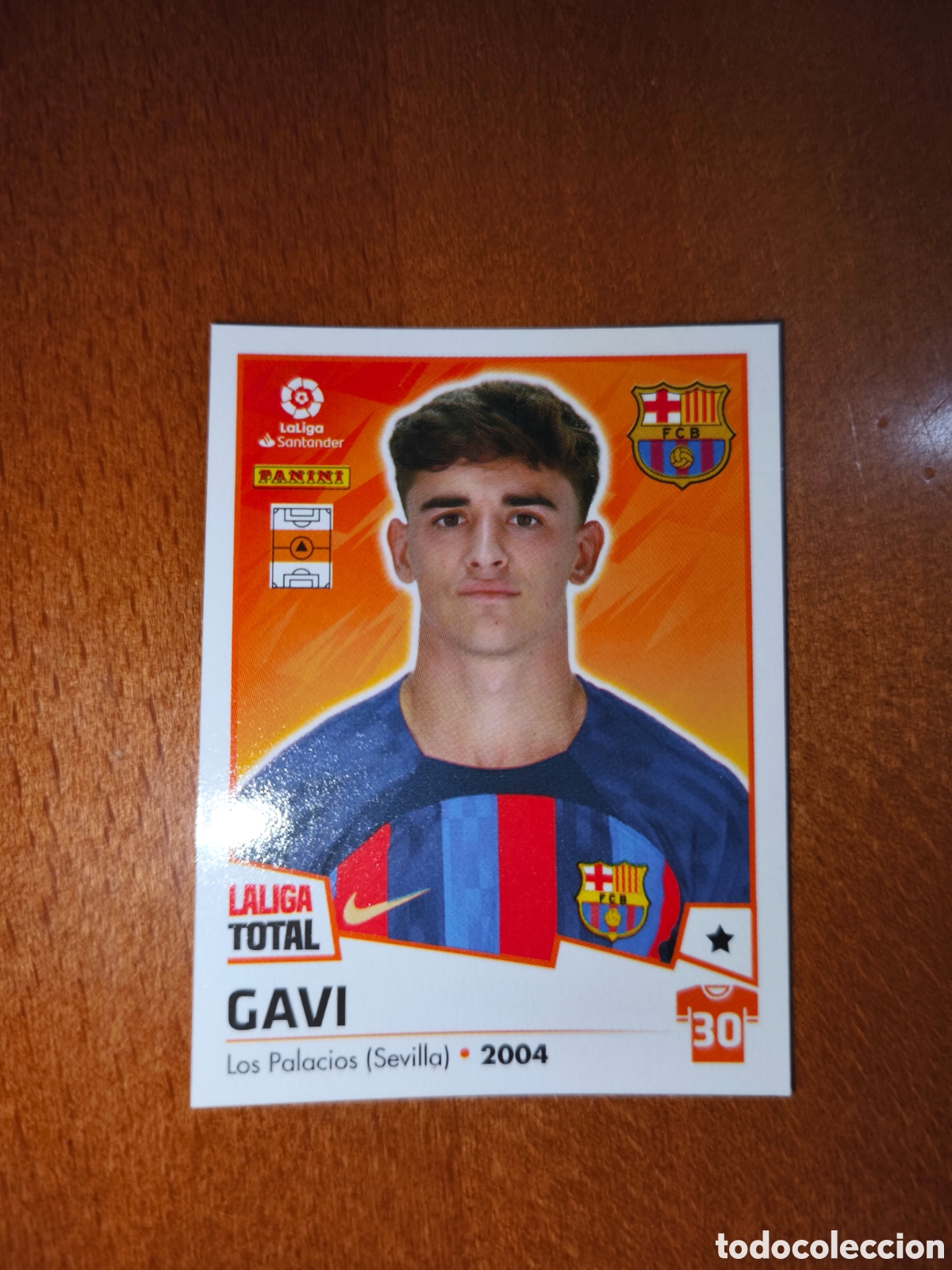 Figurine di Calcio: Gavi n&deg;81 Laliga Total 22/23 Barcelona