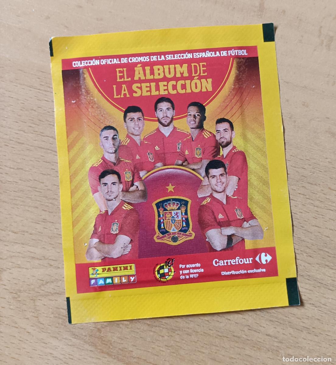 Figurine di Calcio: sobre cromos seleccion espa&ntilde;ola carrefour espa&ntilde;a rfef panini cromos sin abrir