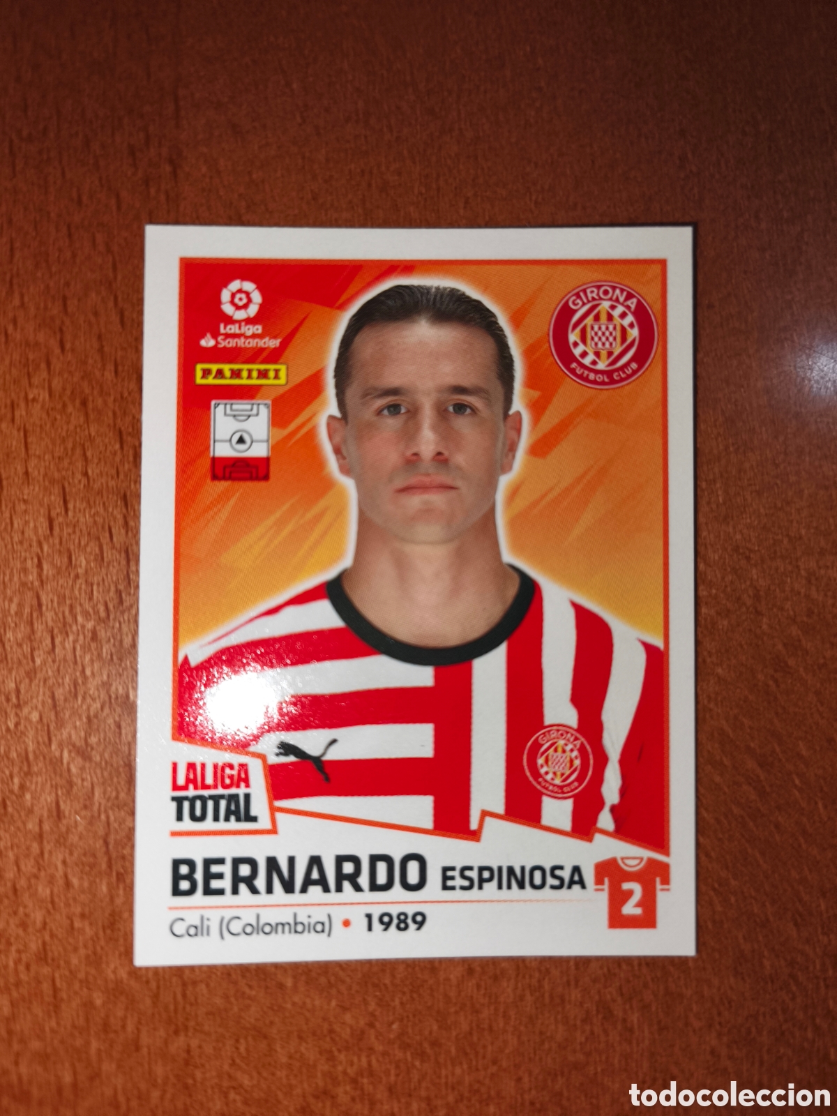 Figurine di Calcio: Bernardo n&deg;228 laliga total 22/23 Girona