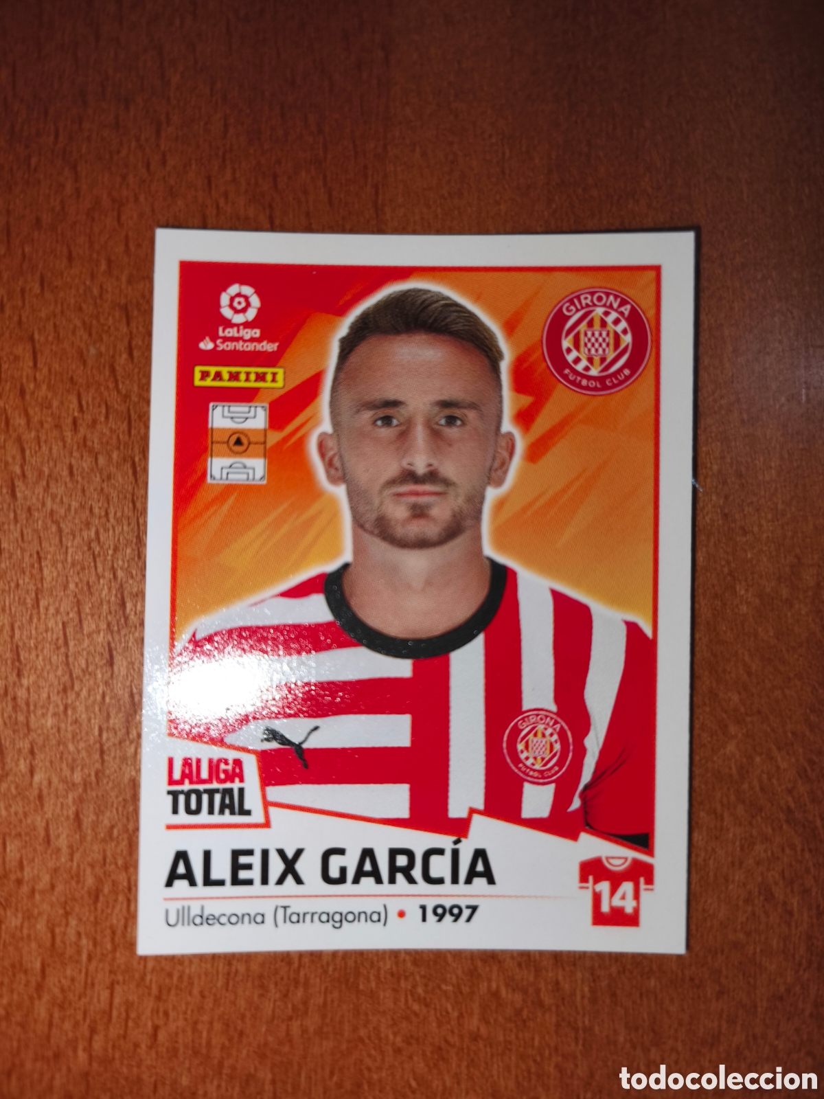 Figurine di Calcio: Aleix Garc&iacute;a n&deg;234 laliga total 22/23 Girona