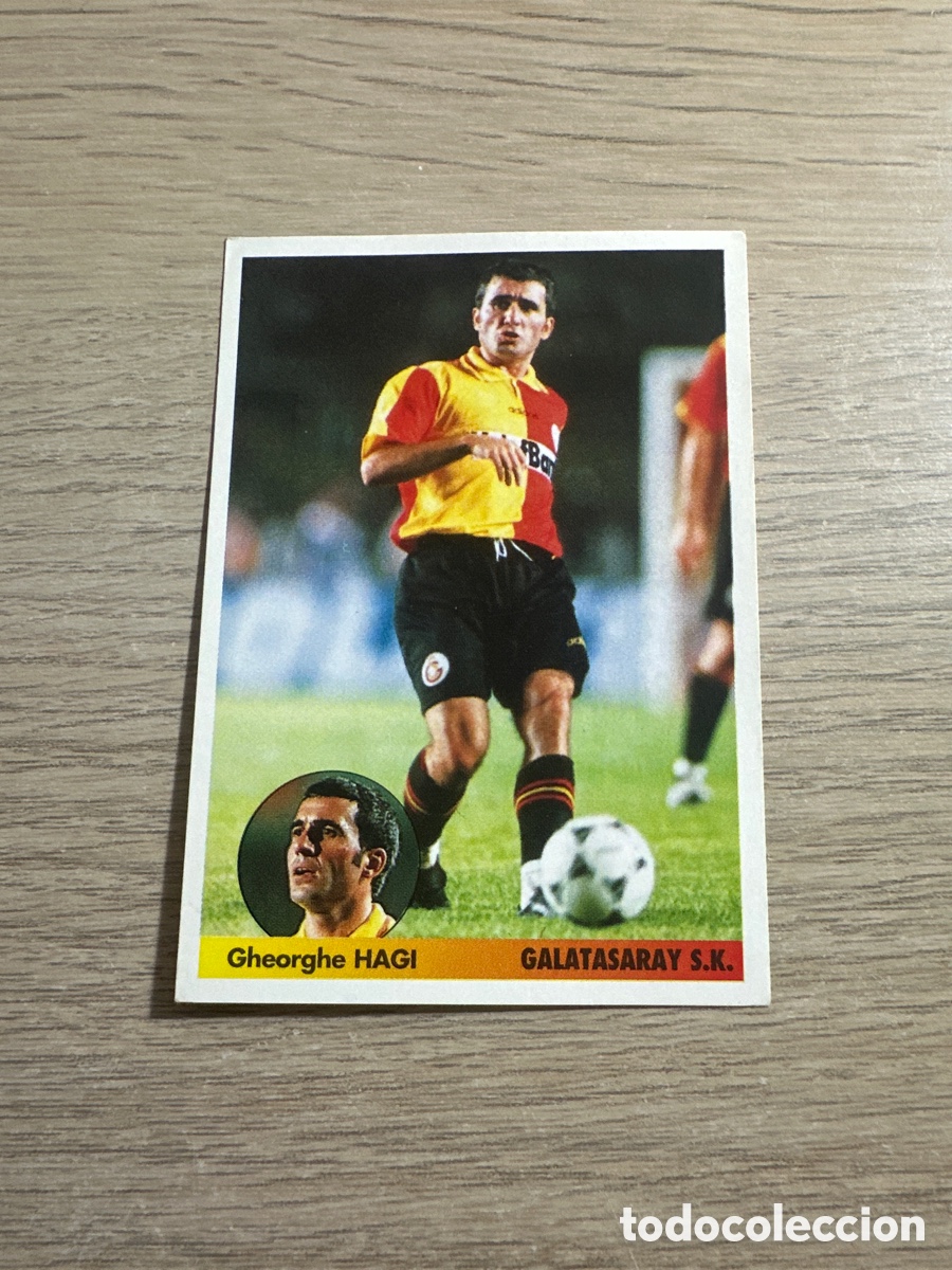 Cartes &agrave; collectionner de Football: HAGI n&ordm; 296 GALATASARAY LOS MEJORES EQUIPOS DE EUROPA 96 97 SIN PEGAR NUNCA PEGADO
