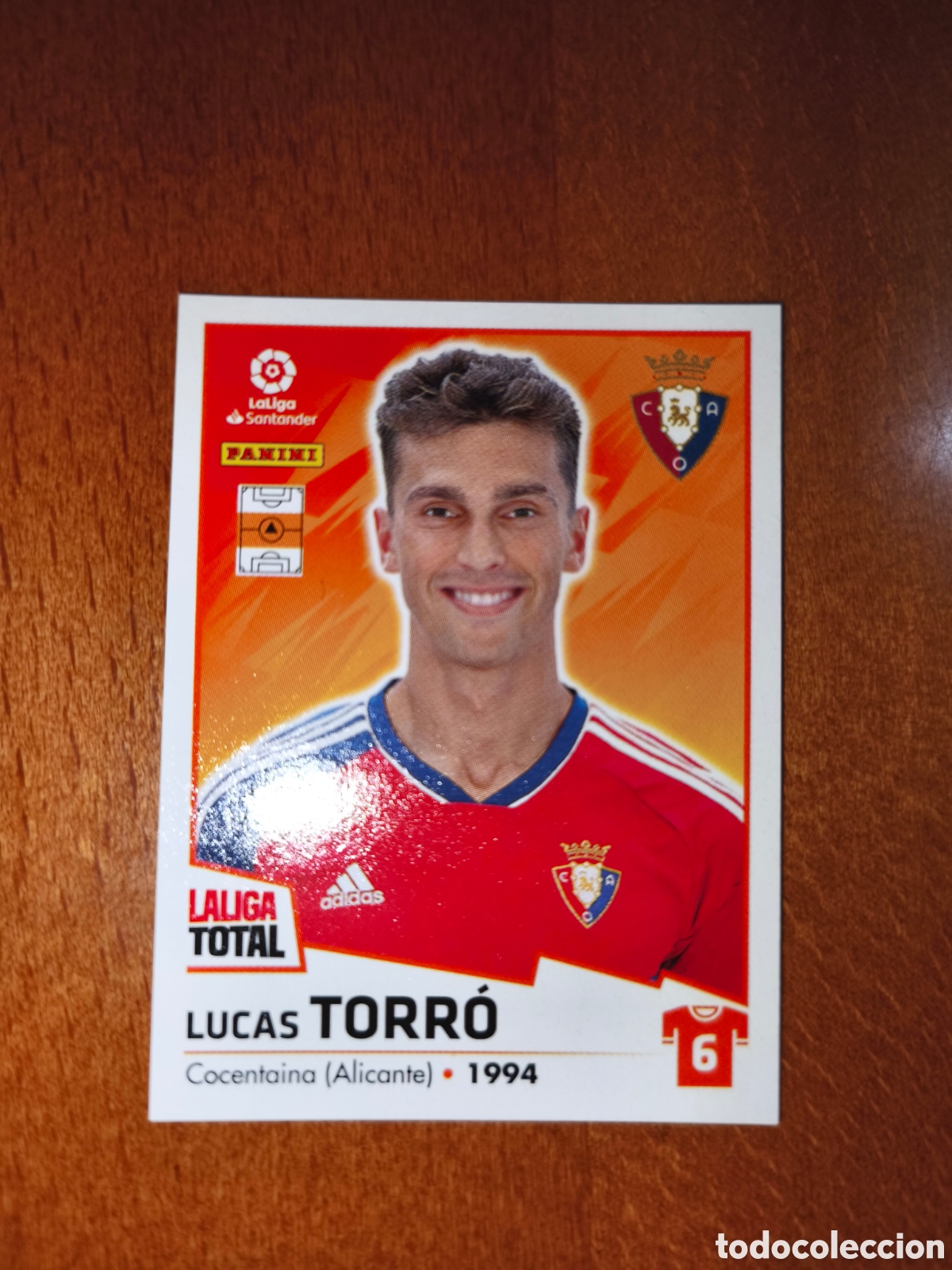 Football Stickers: Torr&oacute; n&deg;298 laliga total 22/23 Osasuna