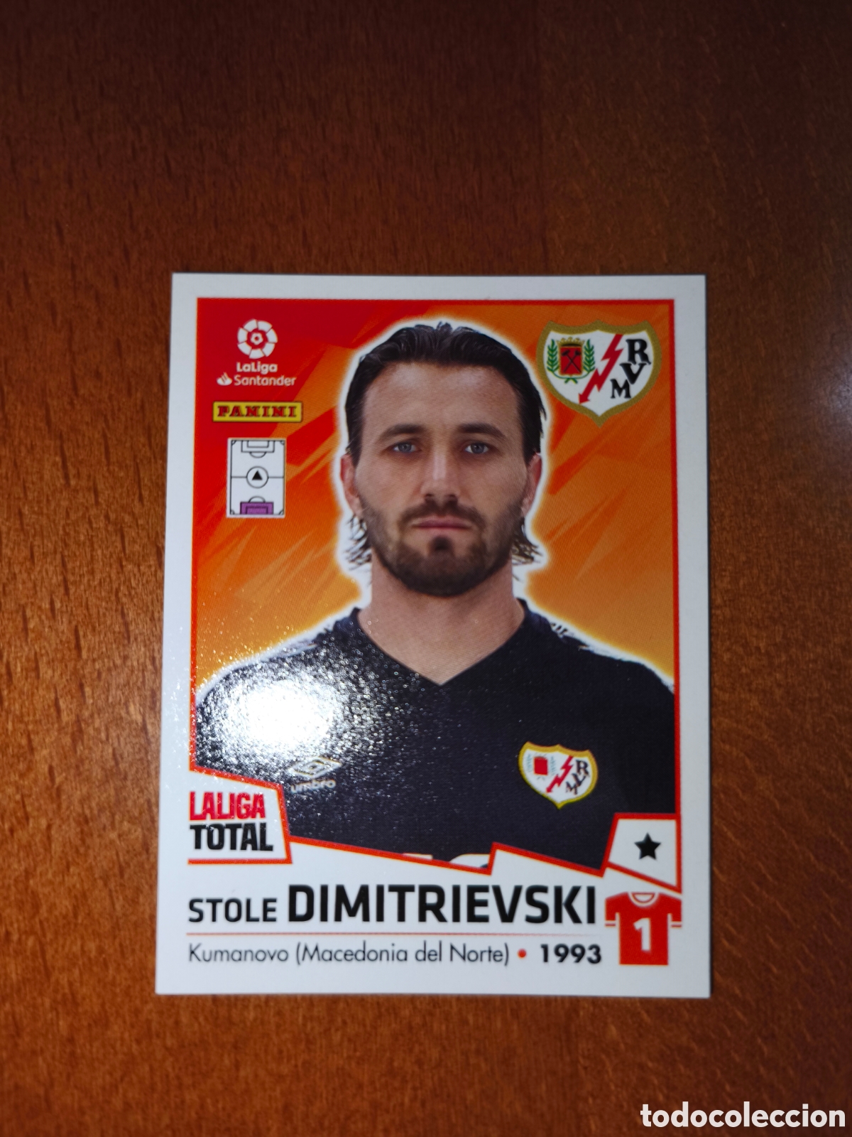 Cromos de Futebol: Dimitrievski n&deg;311 laliga total 22/23 Rayo Vallecano